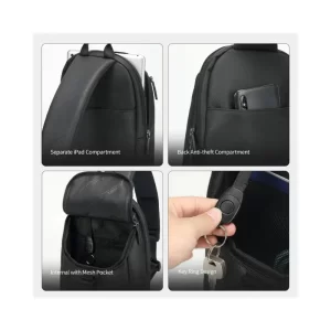 Tigernu T-S8179 bag open with multiple compartments
