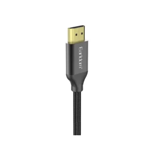 Durable Braided Fabric Sleeve on Earldom ET-W26 HDMI Cable
