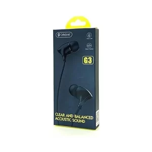Celebrat G3 Black earphones lightweight comfortable design