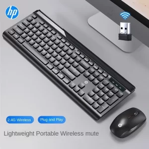HP CS500 Wireless Keyboard Close-Up Ergonomic Design