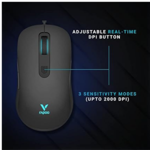 Rapoo V16 RGB Wired Gaming Mouse
