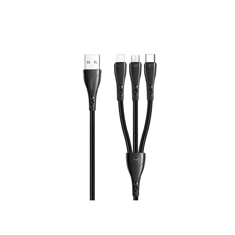 Mcdodo 3-in-1 Charging Cable 1.2M CA-6960 Mcdodo 3-in-1 Charging Cable 1.2M CA-6960