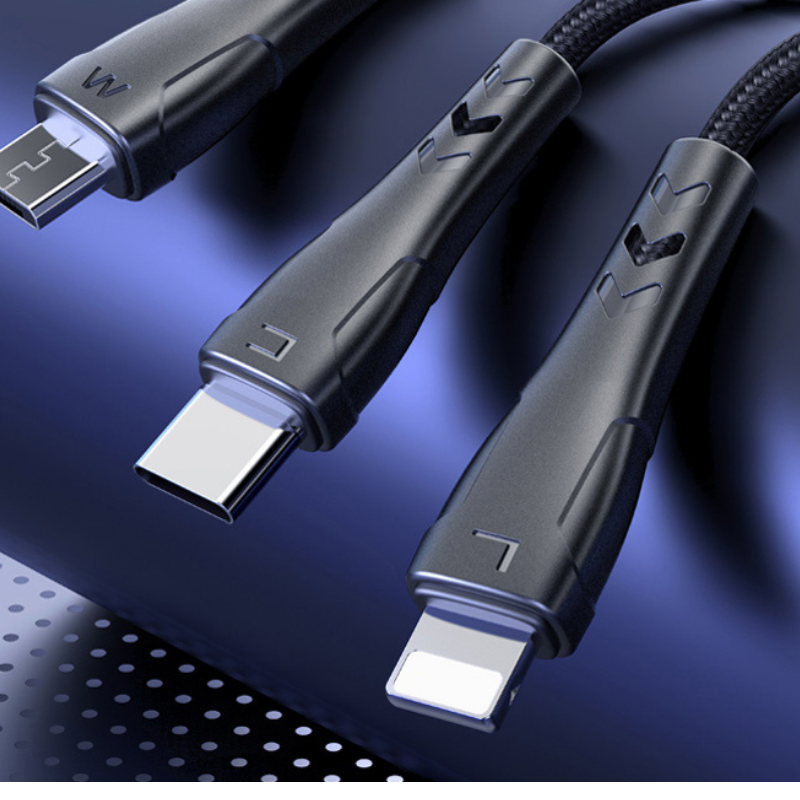Mcdodo 3-in-1 Charging Cable 1.2M CA-6960 Mcdodo 3-in-1 Charging Cable 1.2M CA-6960