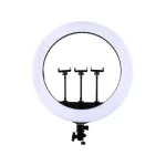 Jmary FM-21R professional 21-inch ring light with phone holders