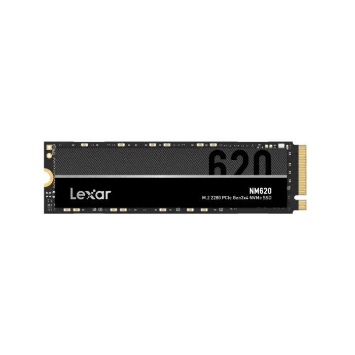 Lexar NM620 512GB M.2 2280 NVMe SSD with high-speed PCIe Gen3x4 performance