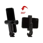 Jmary BH-05 Mobile Holder with microphone and LED light attached