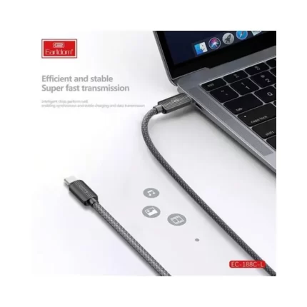 Earldom EC-188C-L Type-C to 8-Pin Lightning connector close-up