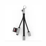 Earldom HUB18C USB-C Hub 4-in-1 Multiport Adapter Black