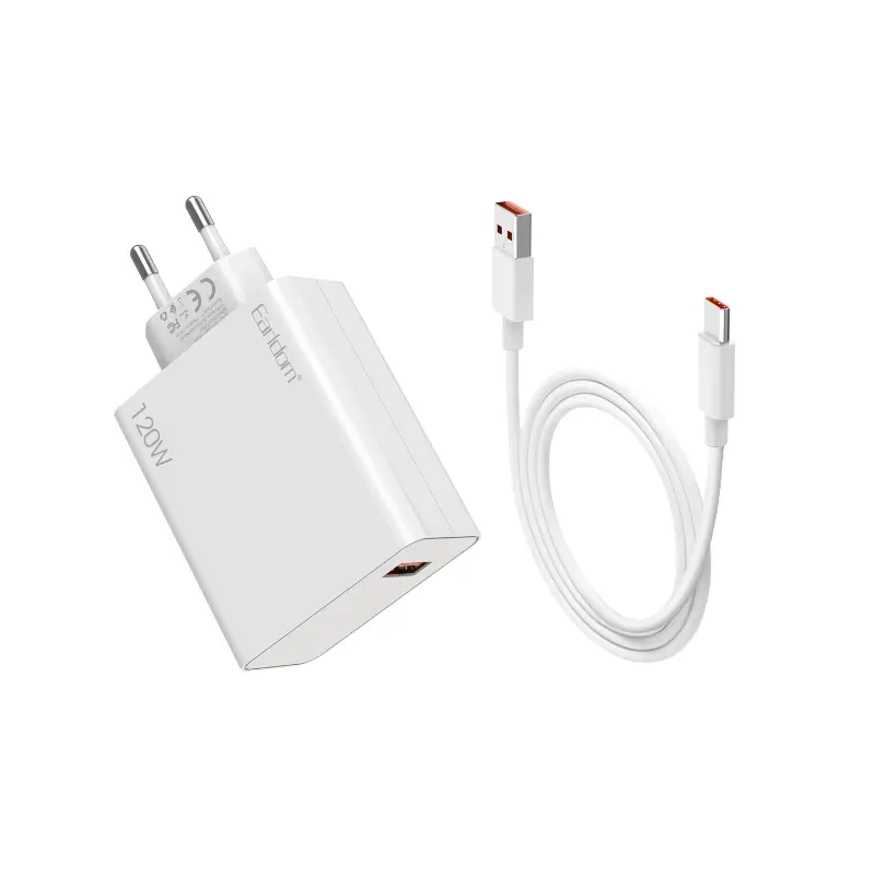 Earldom_ES-EU48_120W_Wall_Charger,_White_4 Compact Earldom ES-EU48 travel-friendly charger