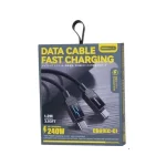 REMAX CB09 1.2m Zinc Alloy Braided USB-C Cable for Smartphones and Laptops