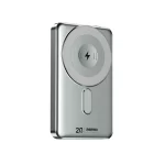 Remax CX-2 Power Bank 10000mAh Silver with built-in cables and wireless charging