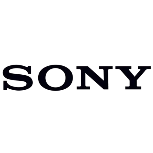Sony products including headphones, cameras, speakers, and TVs displayed on a modern background