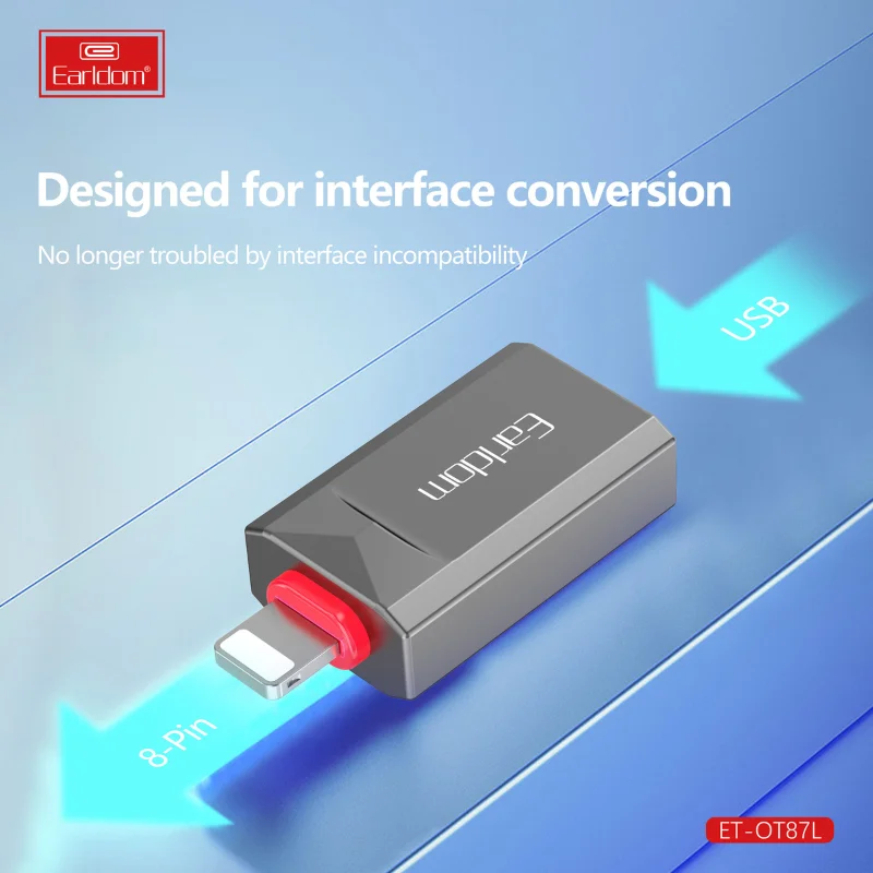 ET-OT87L Earldom ET-OT87L OTG Adapter with USB 3.0 high-speed port
