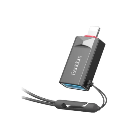 Earldom ET-OT87L USB 3.0 to 8-Pin OTG Adapter front view