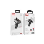 Earldom M63 Bluetooth FM Transmitter plugged into a car charger port