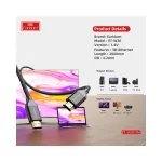 Earldom W26 transmitting 4K video to a large screen