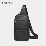 Tigernu T-S8173 waterproof sling bag for men in a compact chest design, suitable for 7.9-inch iPad.