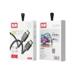 Gold-Plated Connectors on Earlthm ET-W26 4K HDMI Cable