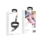 Magnetic safety breakaway feature and tangle-free cable design