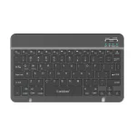 Earldom ET-KB6 Bluetooth keyboard in use with a laptop and tablet on a modern desk