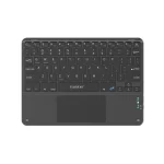 Close-up of Earldom keyboard USB-C charging port and multi-device pairing keys