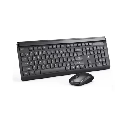 HP CS500 Wireless Keyboard and Mouse Combo Black Front View