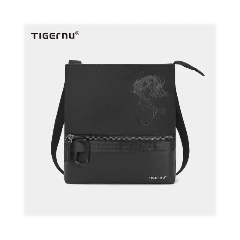 TIGERNU T-S8222S tigernu Chinese Style fashion Shoulder Bag, dragon series travel bag, Lifetime warranty Close-up of high-elastic cork-bottom fabric on Tigernu T-S8222S