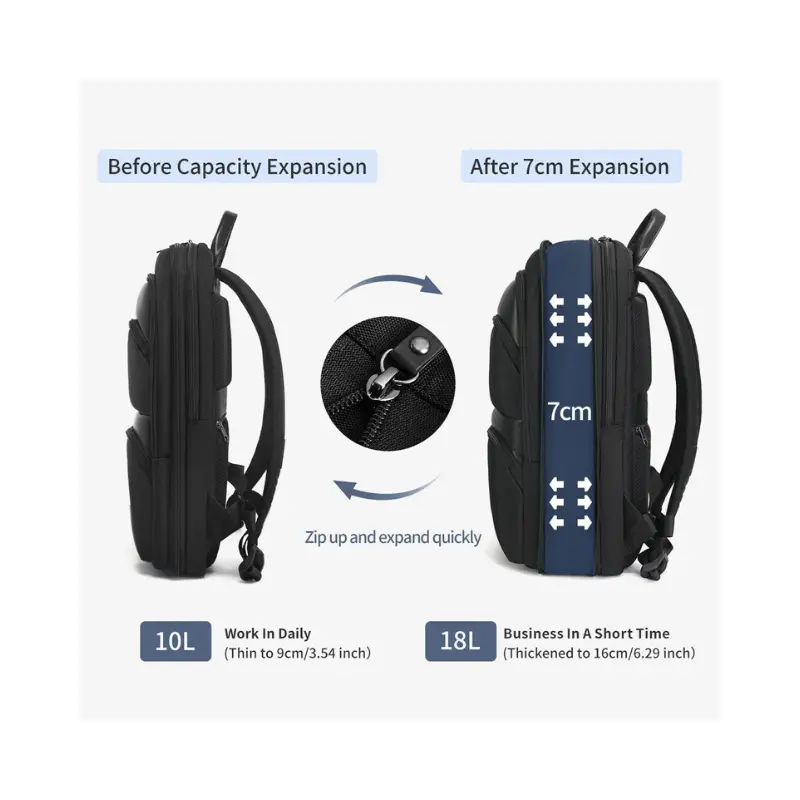 Tigernu T-B9121 Laptop Backpack 15.6 inch Water Resistant_5 Tigernu T-B9121 water-resistant fabric close-up