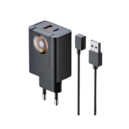 Mcdodo CH-3700- 2-in-1 Compact Charger 30W with Built in Apple Watch Charger