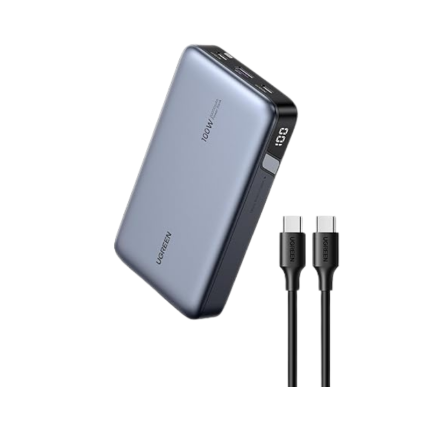 UGREEN 20000mAh 100W Two-way Fast Charging Power Bank Gray